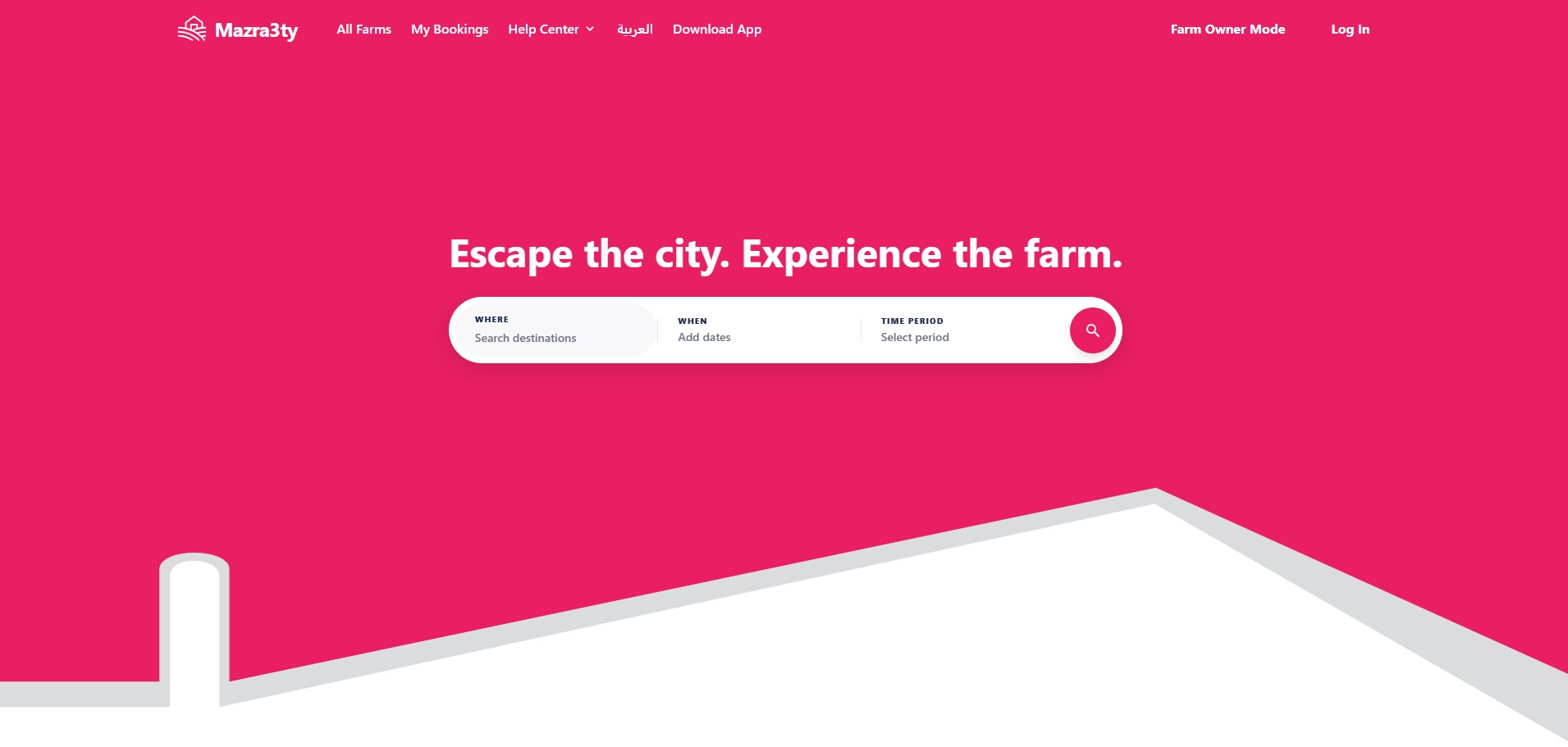 Mazra3ti farm and chalet booking platform